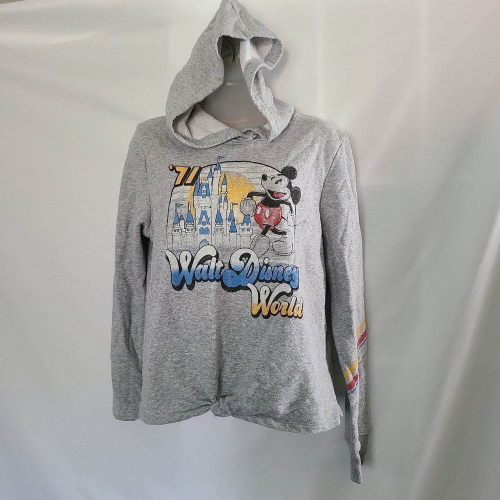 Disney Parks Retro Print Pullover Hoodie sz‎ M
